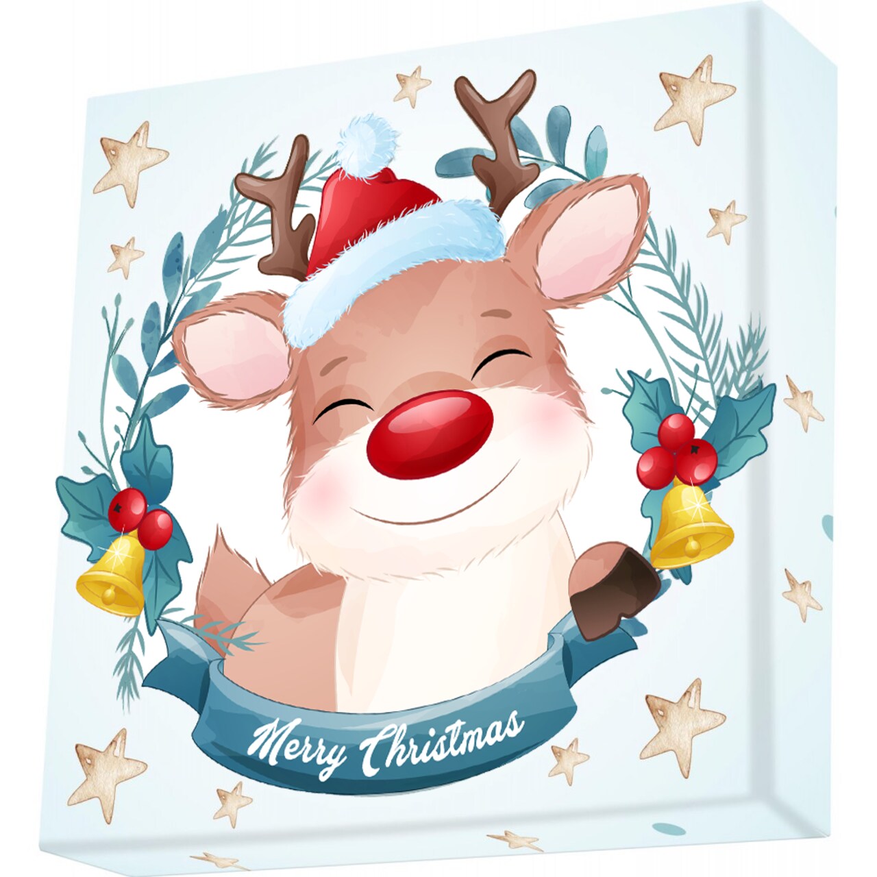 Diamond Dotz Christmas Trio Reindeer Diamond Painting Kits for Adults - Diamond Art Kits a Relaxing Creative Craft Kit with Dotz Gems 8.7x8.7